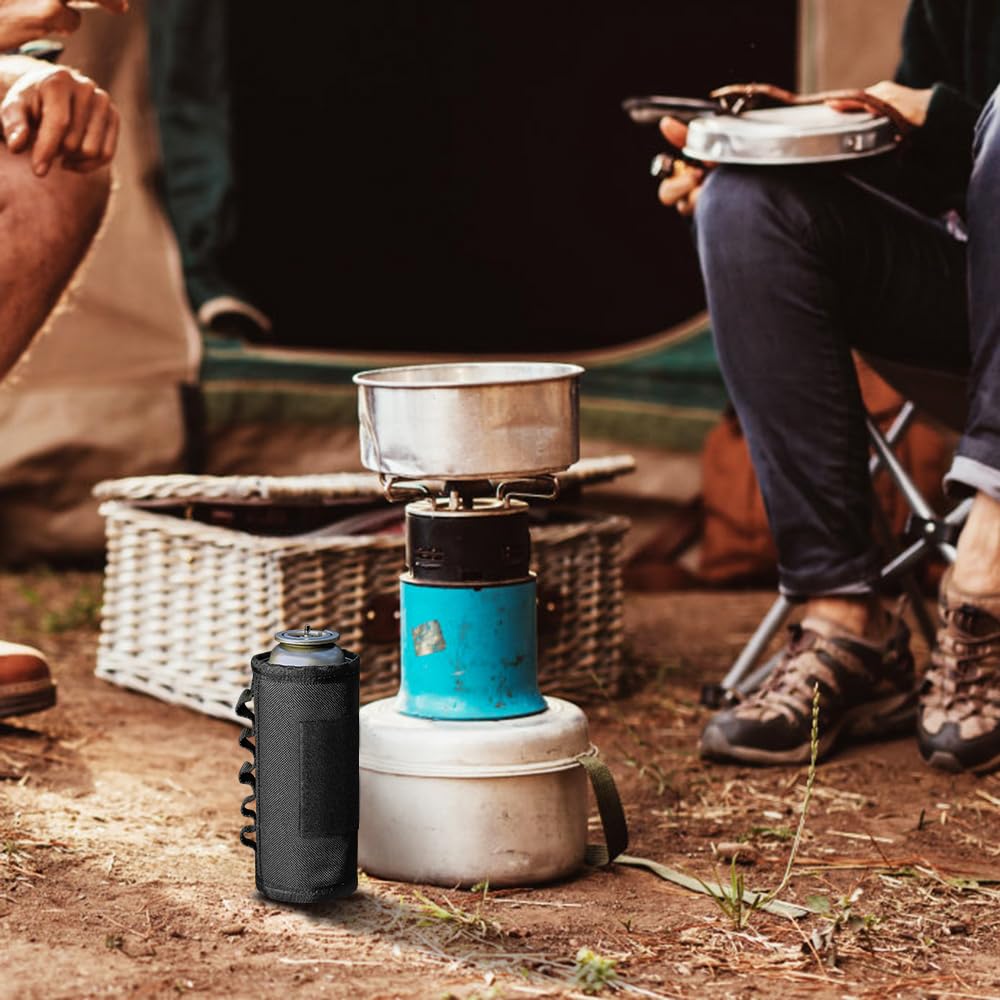 Fuel Cylinder Storage Bag, Shockproof Waterproof Gas Cylinder Sleeve Gas Canister Cover for Outdoor Camping Cooking Supplies