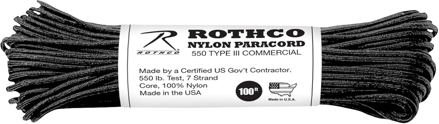 Rothco 193 Cord 550LB Nylon 100 FT/Coyote Brown
