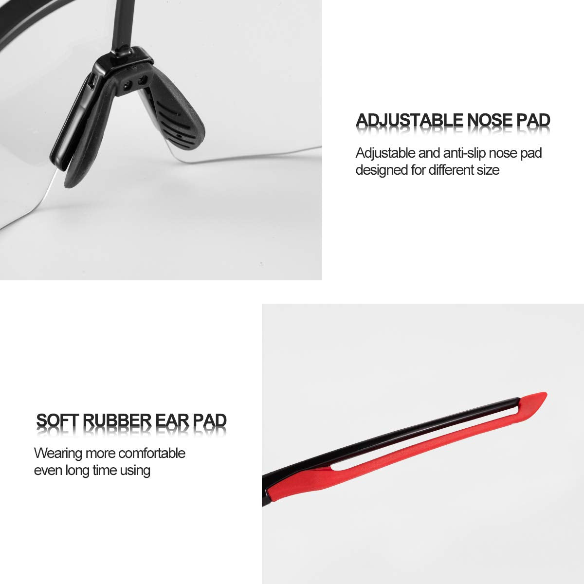ROCKBROS Polarized Sunglasses with Photochromic Sports Sunglasses