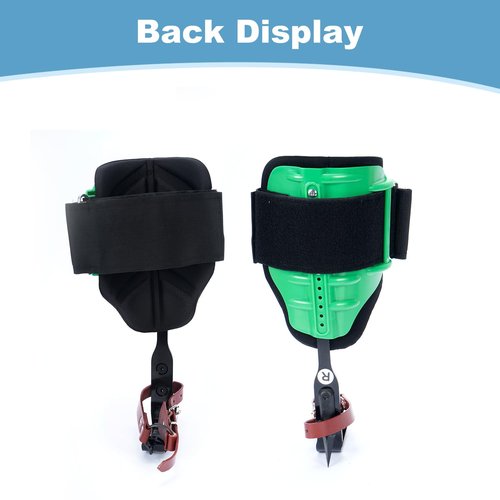 tonchean Tree Climbing Spikes Professional, Tree Climbing Gear Set with Adjustable Cowhide Straps & Soft Padding, Arborist Equipment Climbing Spurs for Logging, Hunting, Fruit Picking, Tree Trimming