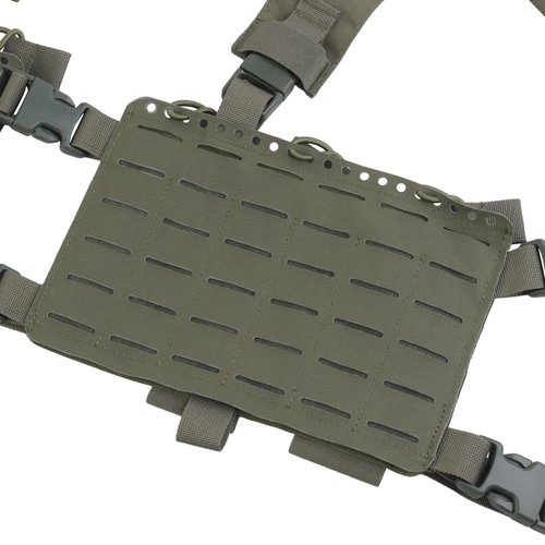 WoSporT Tactical Chest Pack,Placard Split Front Chest Rig MOLLE System Magazine Pouch