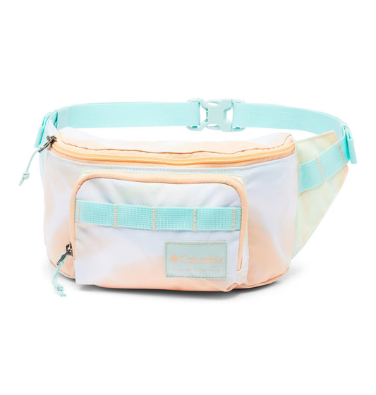 Columbia Unisex Zigzag Hip Pack, White Undercurrent Print/Spray, One Size