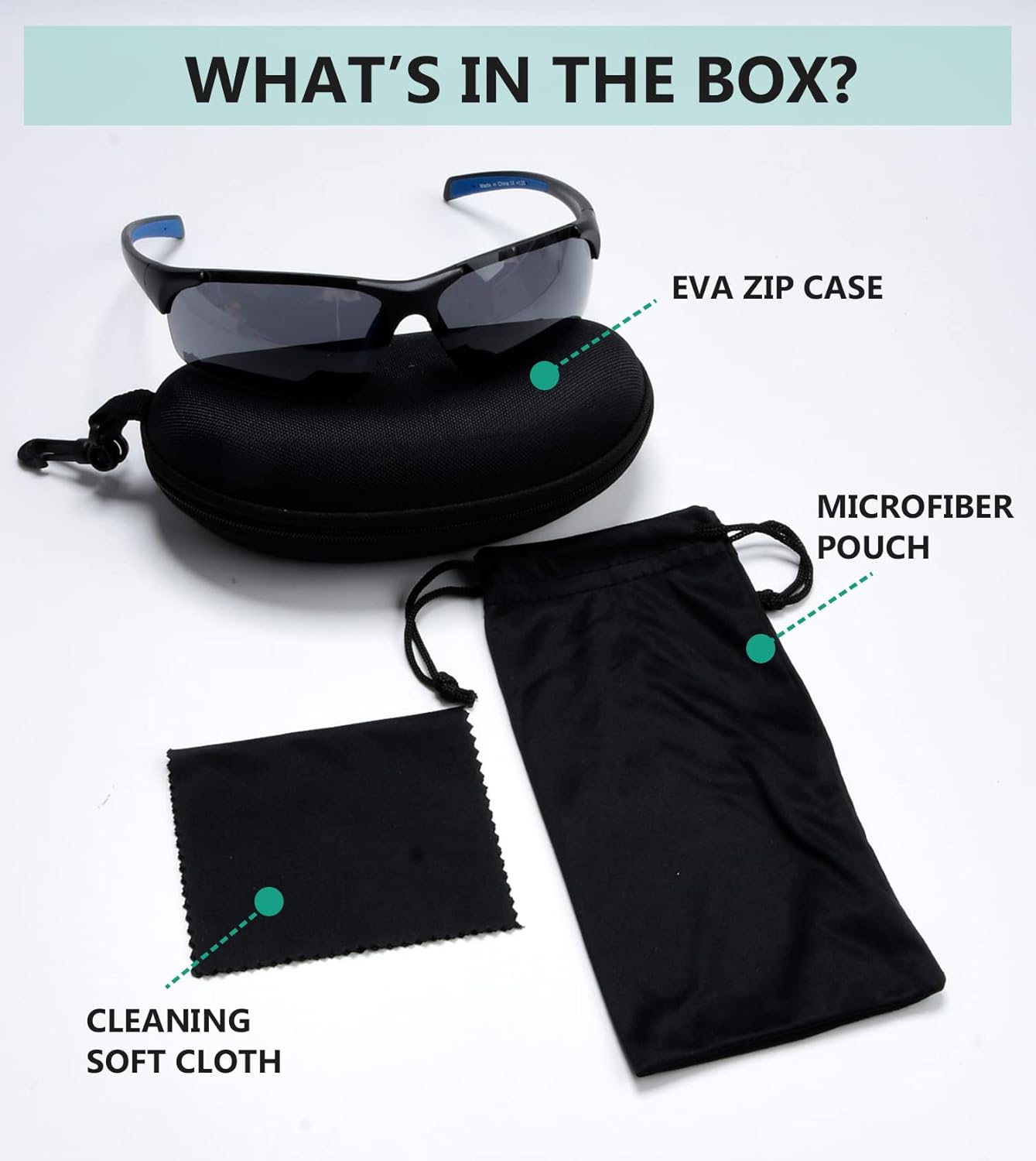 Eyekepper TR90 Unbreakable Sports Half-Rimless Bifocal Sunglasses Baseball Running Fishing Driving Golf Softball Hiking