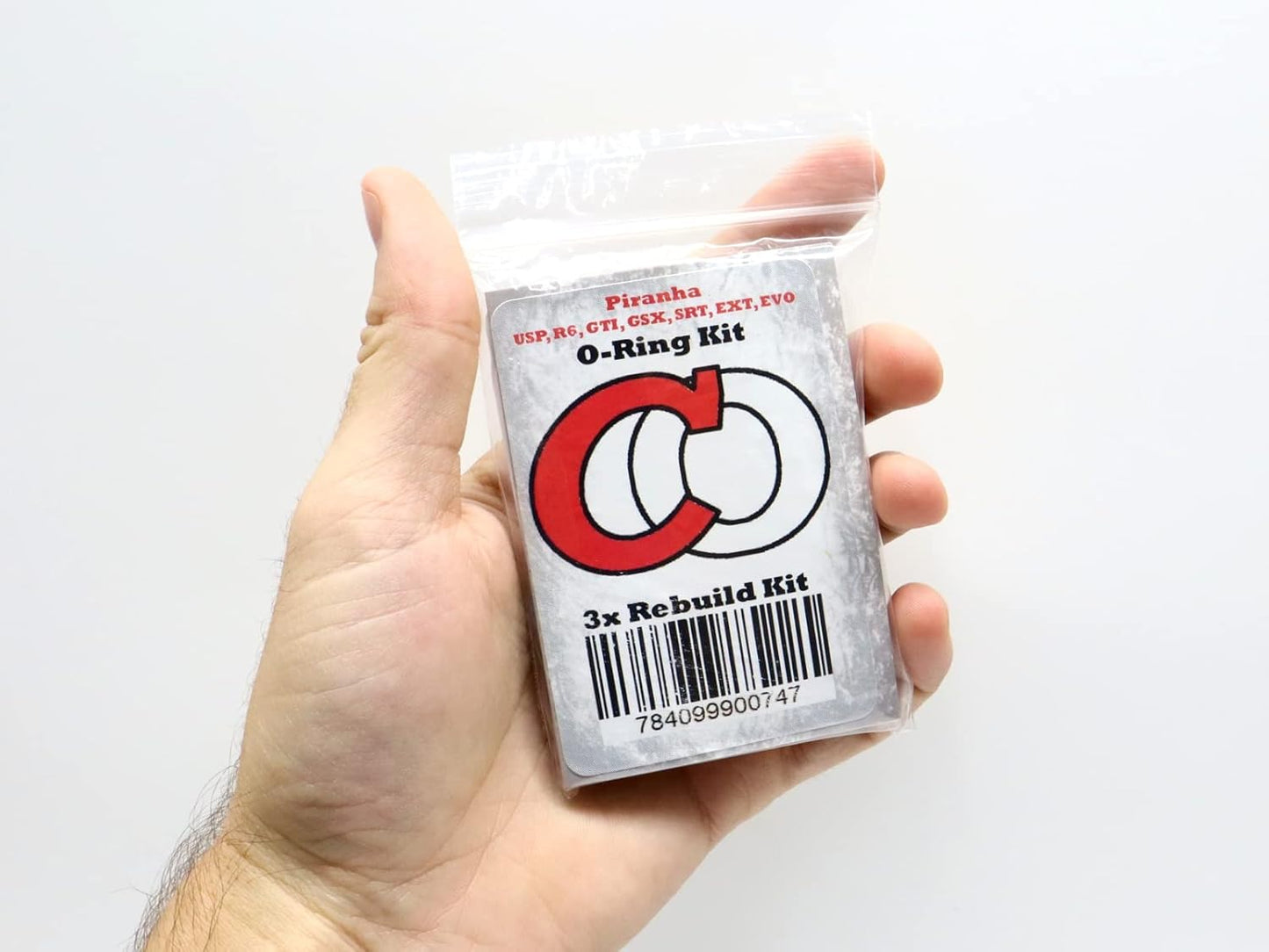 Piranha USP, R6, GTI, GSX, SRT, EXT, EVO - Color Coded 3X Oring Rebuild Kit