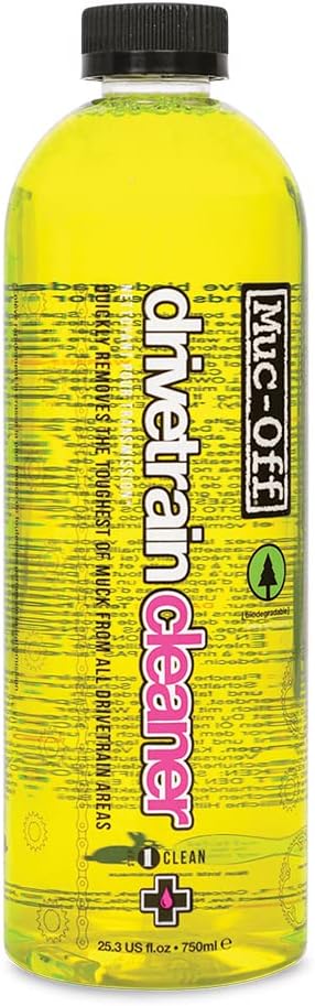 Muc-Off Bio Drivetrain Cleaner | Effective Biodegradable Bicycle Chain Cleaner and Degreaser Spray | Suitable for All Types of Bike
