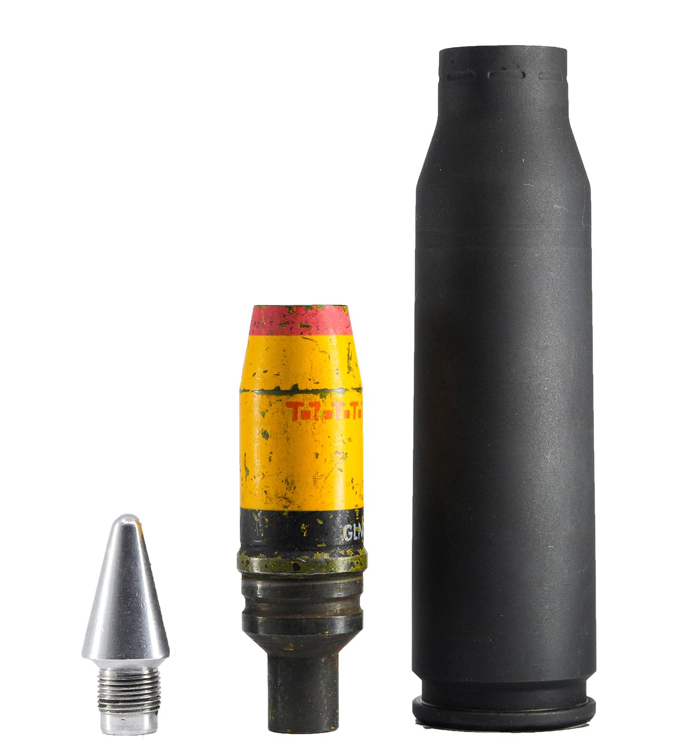 General Dynamics 25mm Bushmaster Dummy Round OEM HEI Fired by The M242 INERT Display