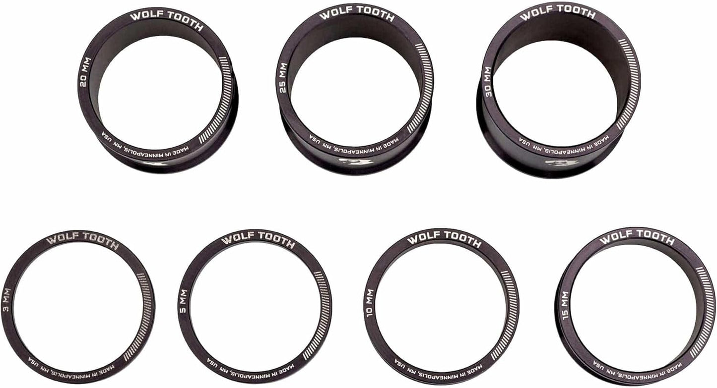 Wolf Tooth Precision Anodized Headset Spacers
