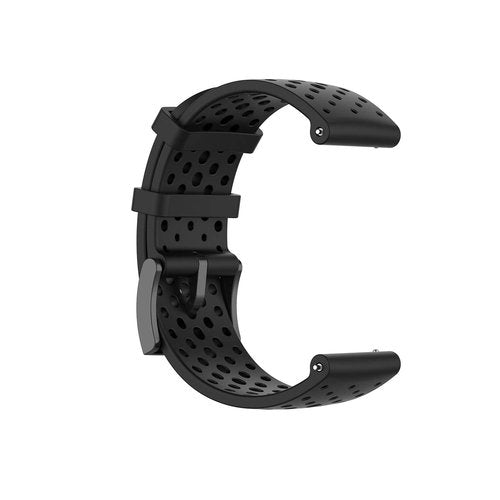 Sport Silicone Bands Compatible with Suunto 7/9 / 9Baro / D5 / Spartan/Fossil Nate/Q Watch Band Replacement Silicone Strap Sport Wristband for Men&Women Black