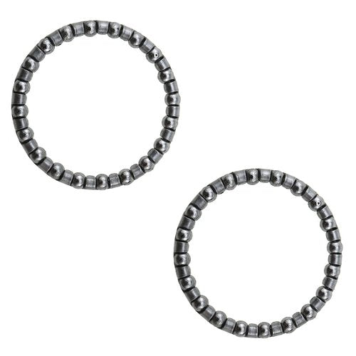 MEETOOT 2pcs Bicycle Ball Bearings 5/32" x 20 Balls Headset Bearing Retainers for Bicycle Bike