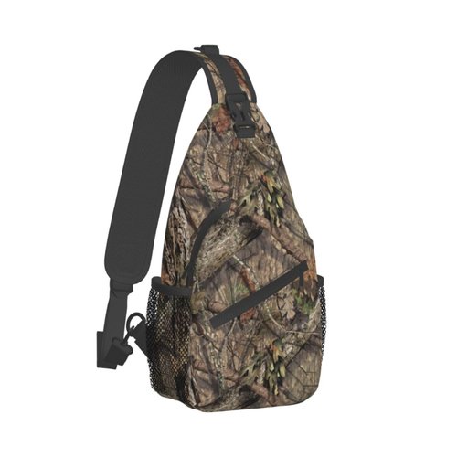 VOOHDDY Camo Hunting Camouflage Forest Sling Bag For Women Men Travel Hiking Backpack Crossbody Shoulder Chest Bags Casual Daypack Sport