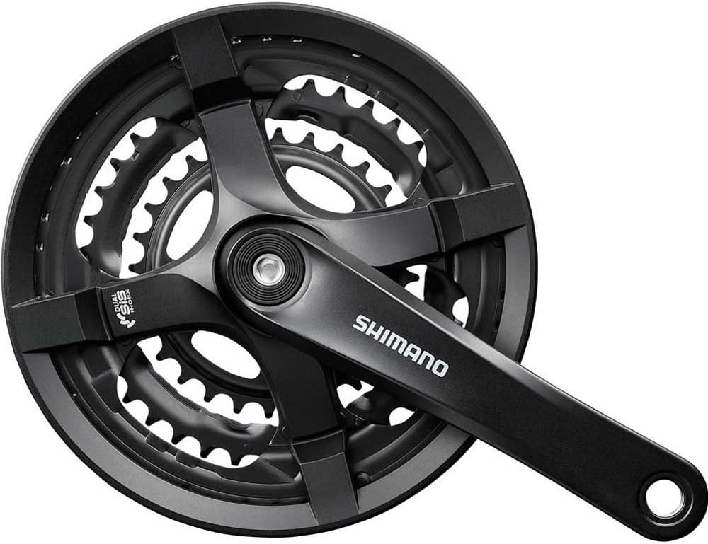SHIMANO FC TY501 Square 6/7/8 Speed Chainset, Unisex, FC-TY501 Vierkant 6/7/8-fach