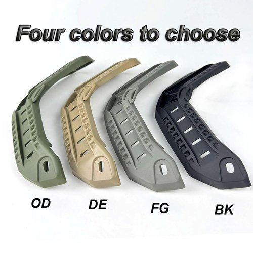H World Shopping Airsoft Tactical Maritime Helmet Side Rail Set Guide Accessories for Flashlight OD