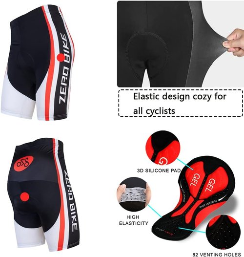 Men's Short Sleeve Breathable Cycling Jersey Set 3D Padded Bicycle Shorts Sportswear Suit Quick Dry