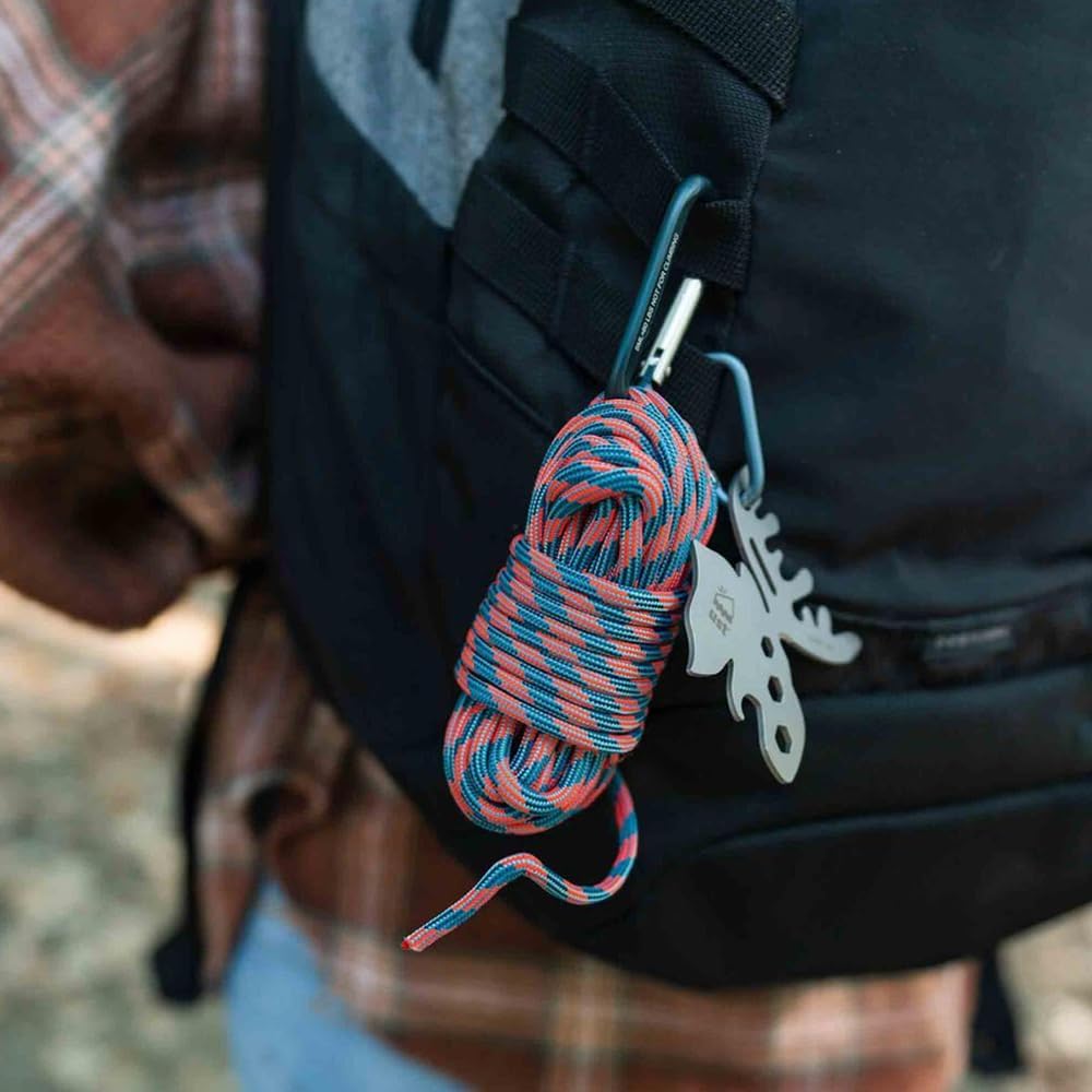 UST ParaTinder 100 Ft Paracord with Tinder Core (Orange/Grey), One Size