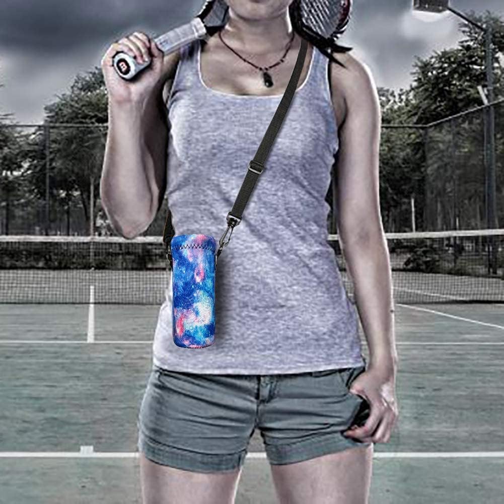 Insulated Neoprene Water Bottle Carrier | 24oz/32oz Sling Holder for Walking