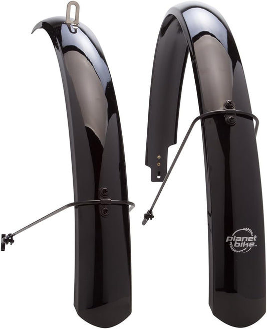 Planet Bike Full bike fenders - 26" x 60mm (black)- Fits Up to a 50mm Wide Tire