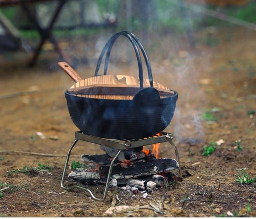 Takelablaze Camp Grill Portable Outdoor Grill Stainless Steel Folding Compact BBQ Camping Hiking Picnics