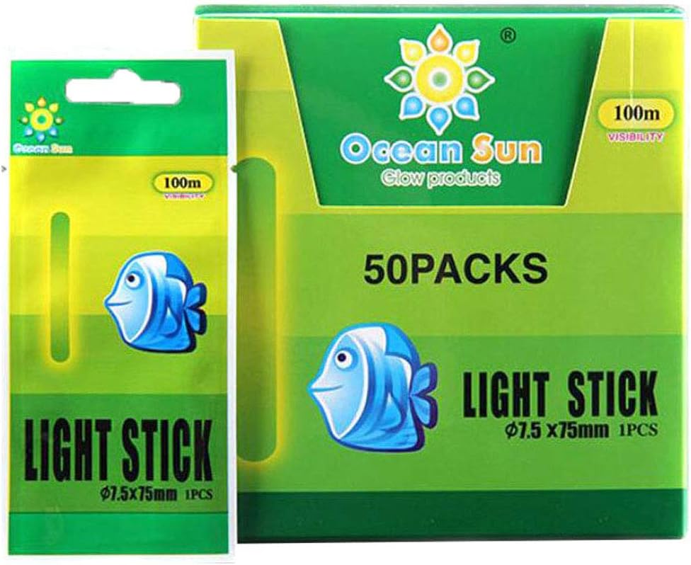 QualyQualy Fishing Glow Sticks for Bobbers 1" 1.5" 2" 3" Fishing Bobber Lights, Fishing Rod Bell Alarm Lights, Bobber Glow Sticks Bulk Kit 10-250Pcs