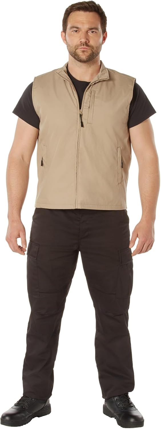 Rothco Undercover Travel Vest for Men | Lightweight, Multi-Pocket Design