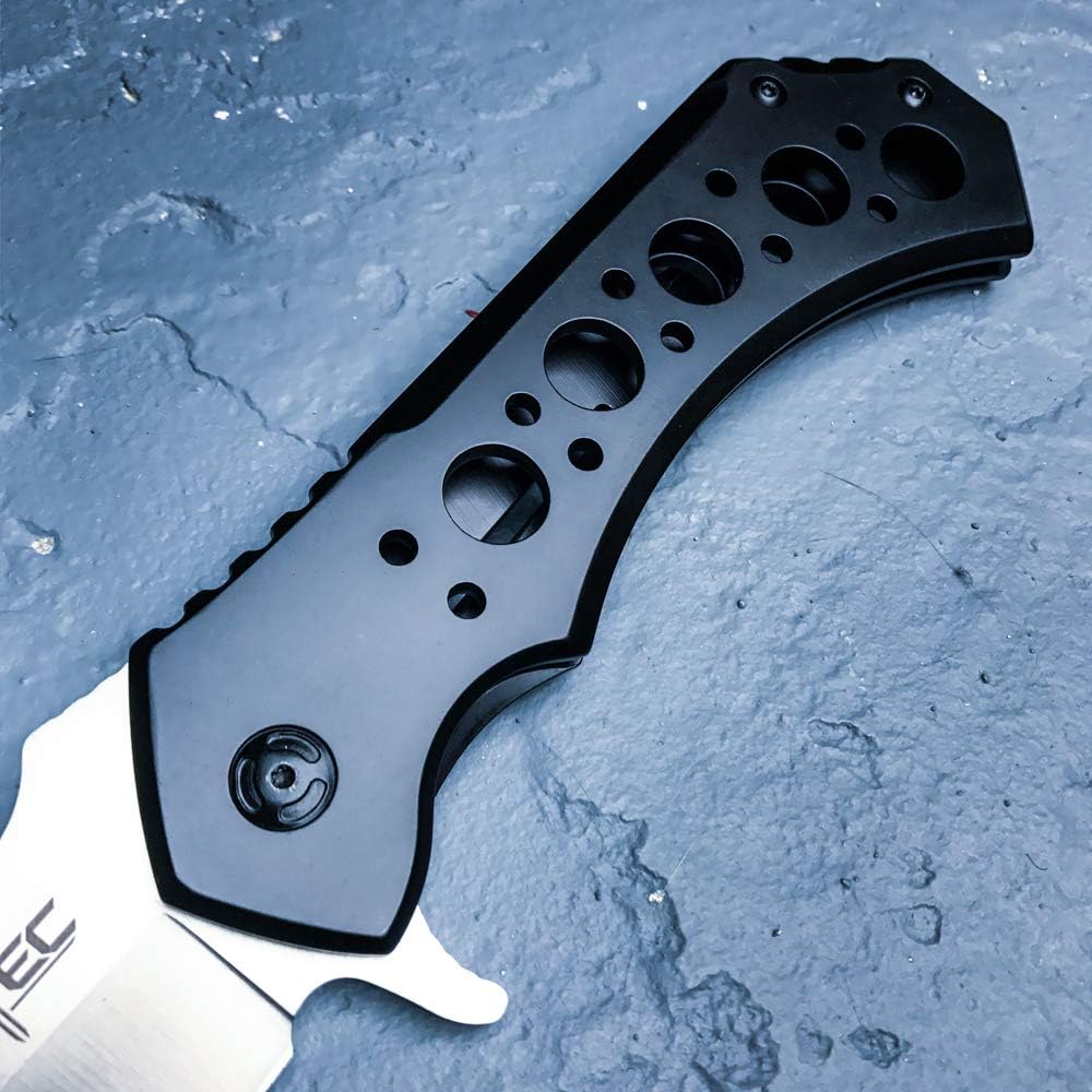 S-TEC 12-inch Rugged Chef Field Tactical Folding Cleaver (Stonewashed)