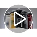ROCKBROS 20 oz BPA-Free Cycling Water Bottle - Black, Squeeze Drink Bottle