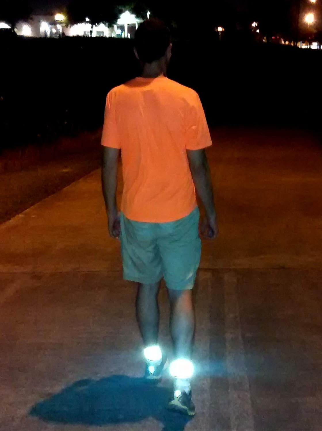 Reflective Ankle Bands - Impressive 1,000+ Foot Visibility with Very Large Reflective Area for Safety During Nighttime - Bright, Comfortable, Neoprene - Straps for Biking, Running and Walking