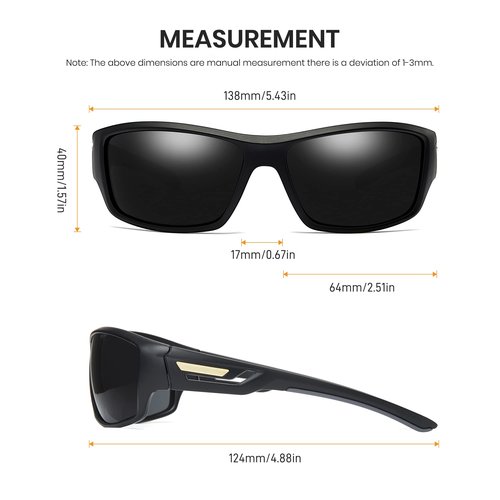Cyxus Polarized TR90 Cycling Sunglasses Men Women Rectangle Glasses Running Fishing Bike Baseball Sport Golf Driving 1070