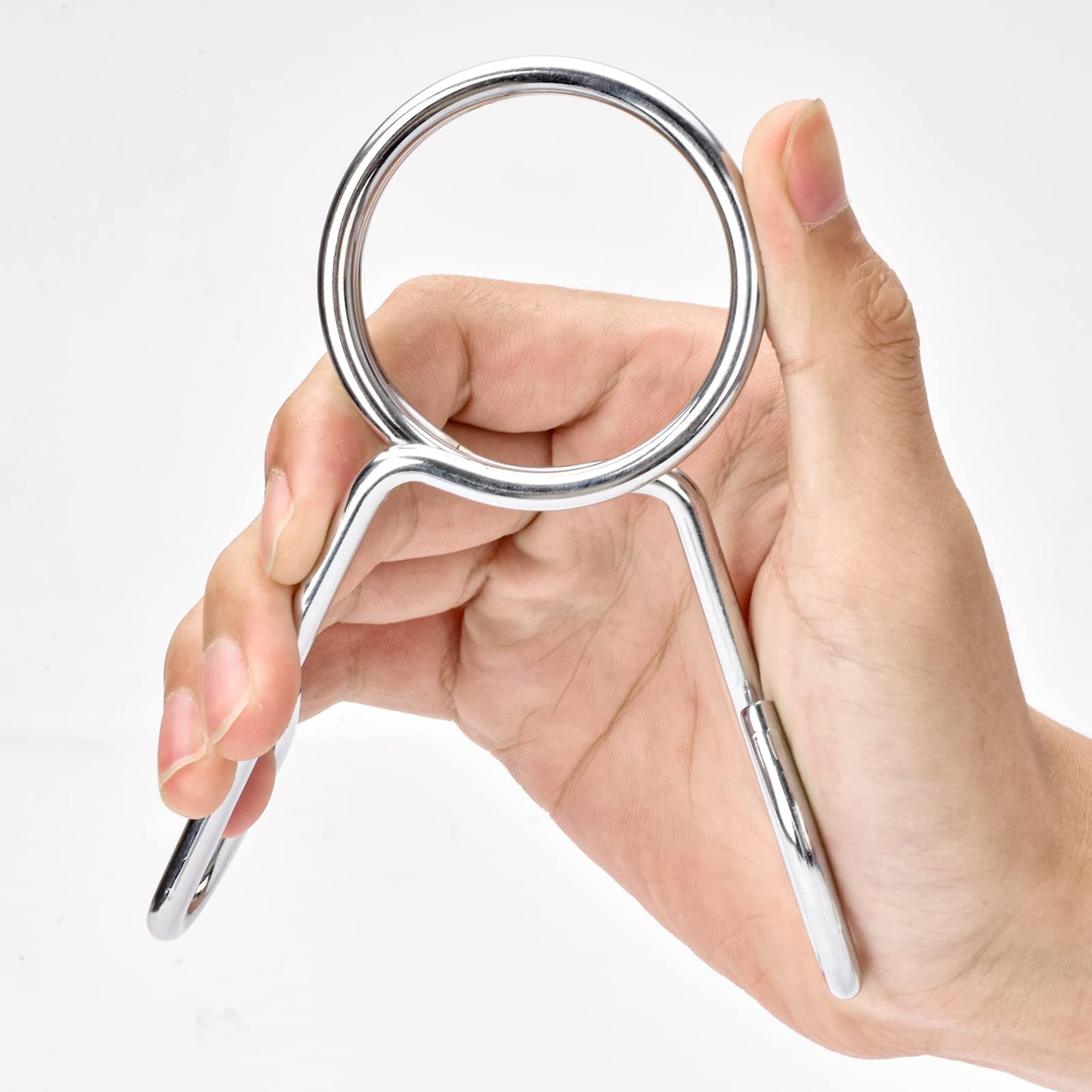 AccEncyc Spring Clip Collars 2 Inch Olympic Barbell Clamps Dumbbell Clips Weight Bar Clips for Weightlifting, Powerlifting, Strength Training (1 Pair)