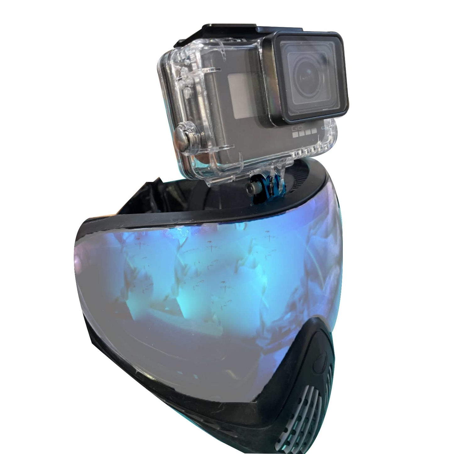 AOOHYEO for Goggle Camera Base - Paintball Face Mask Mount Bracket Clamps