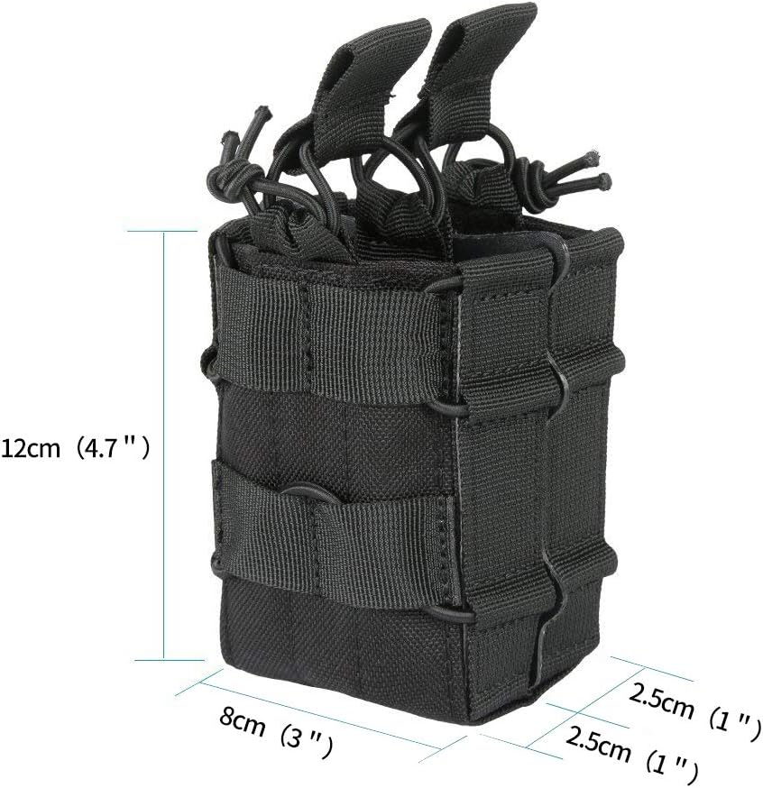 EXCELLENT ELITE SPANKER Tactical Molle Single/Double Open-Top Mag Pouch for M4 M14 M16 AR15 G36 Magazine