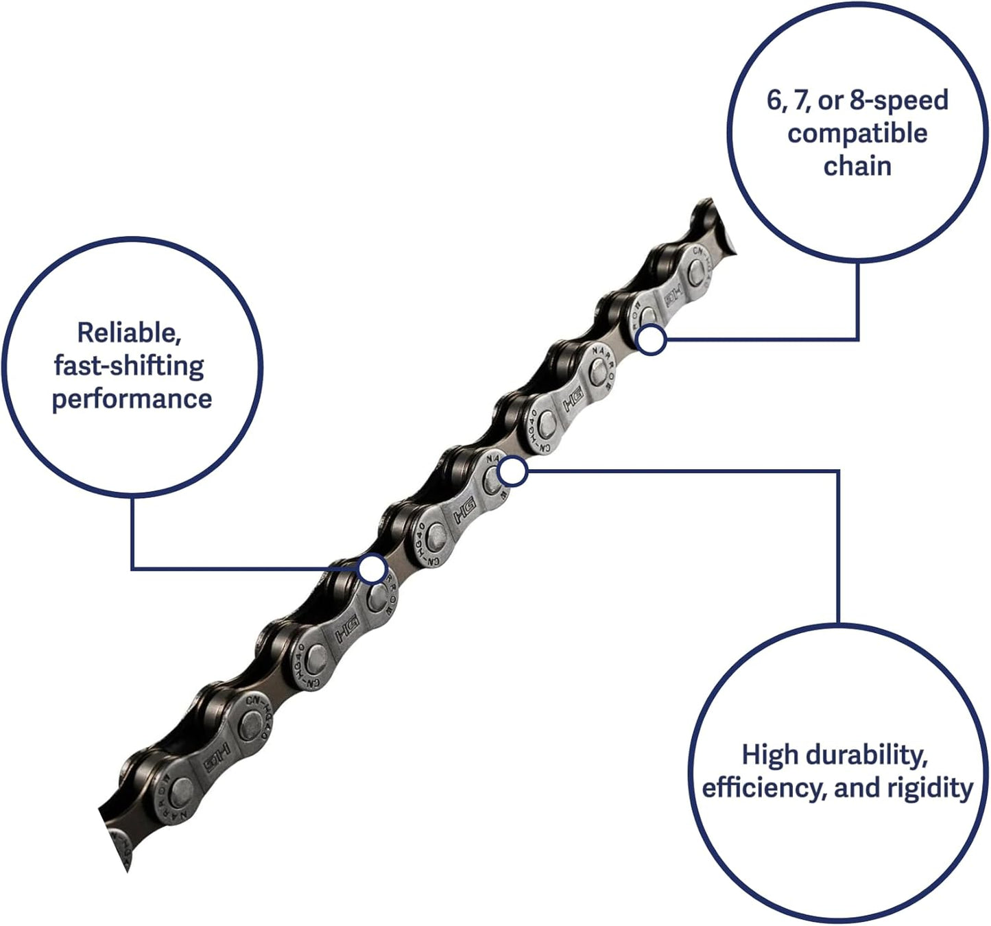 Shimano CN-HG40 Hyperglide Chain