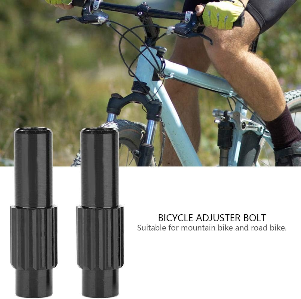 Adjuster Bolt 1 Pair Brake Cable Gear Shifting Connector for Mountain Road (Black)