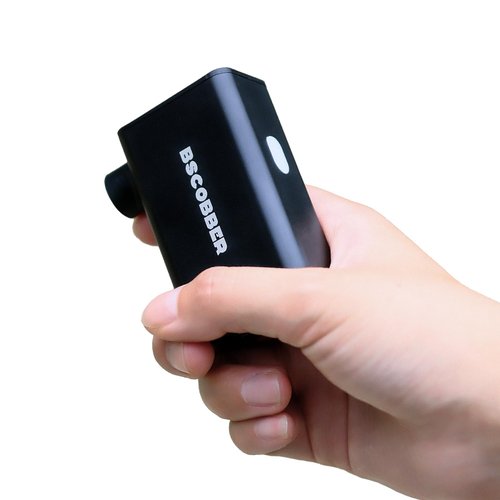 Mini Bike Pump, 100PSI Rechargeable Tiny Air Pump, Portable Floor air Pump with Presta & Schrader Valve for Road Bikes (No Guage)