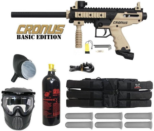 Tippmann Cronus Paintball Marker Gun - Complete Player Package with Accessories