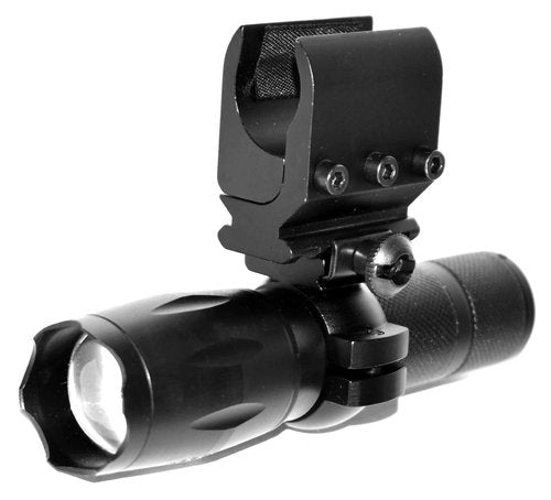 Trinity Tactical Flashlight with Mount for 20 Gauge Pumps Single Rail Adapter Hunting Accessories.