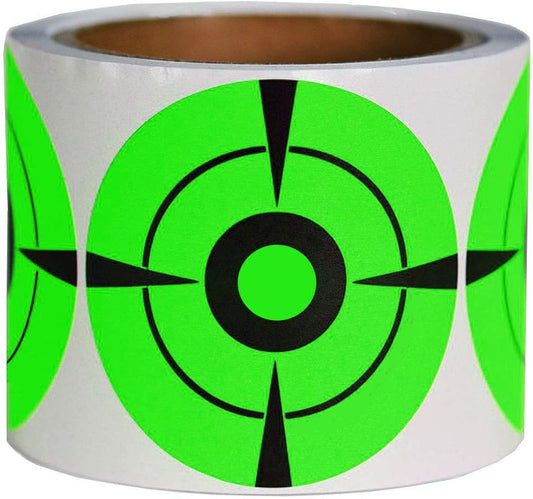 Remarkable Target Stickers(3" Qty 250pcs) Premium Self Adhesive Targets for Shooting | Round Target Pasters - Fluorescent Paper Target Stickers