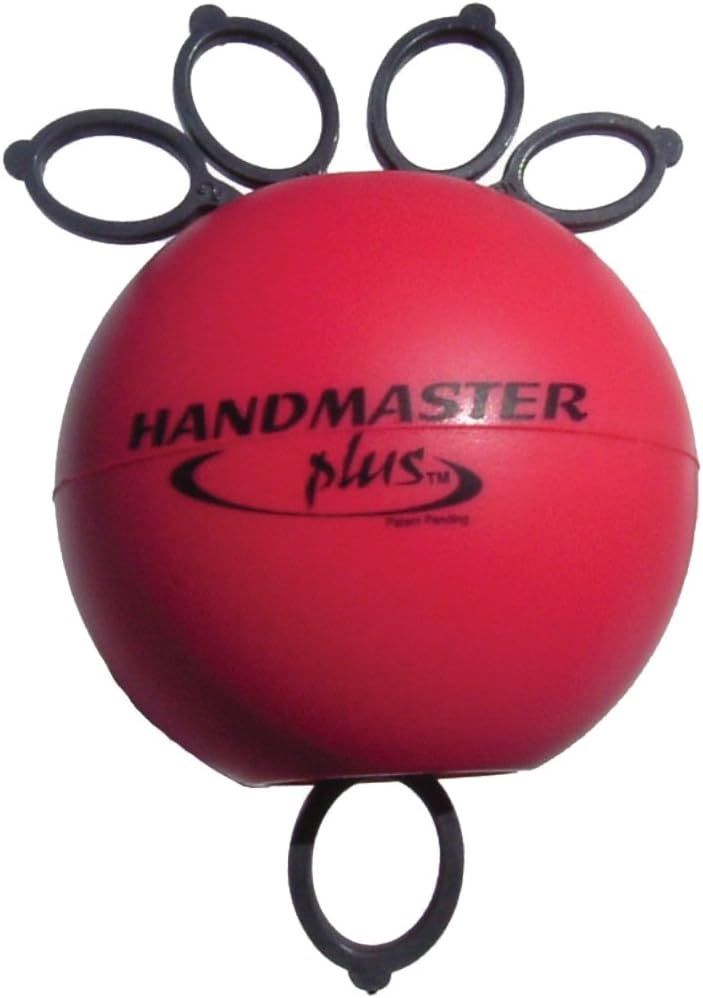 Physical Therapy Hand Exerciser - Forearm Exerciser with Stress Relief Ball - Hand Therapy Balls for Exercise, Training - Finger Exerciser & Strengthener - Soft Tension, Purple