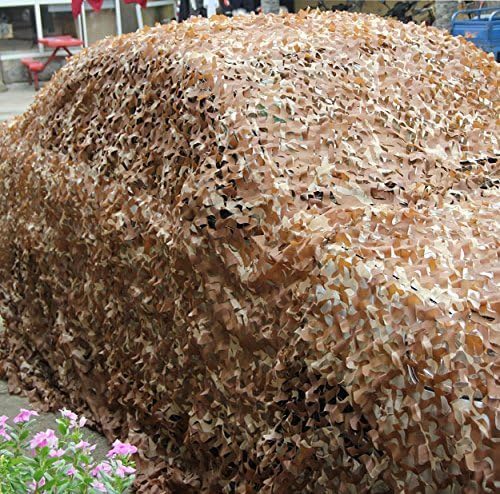 HYOUT Camo Netting Camouflage Net Bulk Roll for Hunting Blinds Ghillie Sunshade, Camping, Military Party Decoration