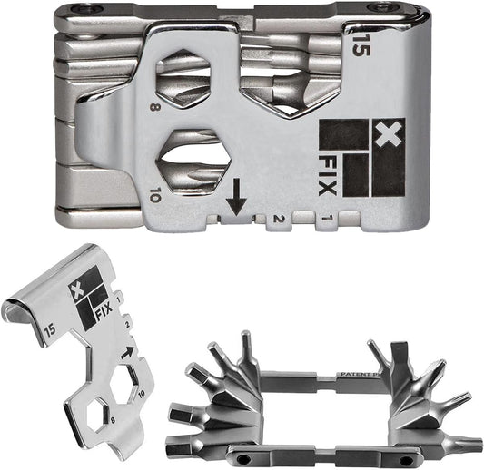 Wheelie Wrench™ Bike Tool Compact and Portable Multi Tool for Bicycle Repair and Maintenance Perfect to fix Most Road, Mountain, and BMX Bikes