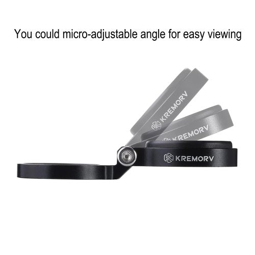 KREMORV Bike Stem Mount Adjustable Bicycle Computer Mount for Wahoo Elemnt Bolt and Mini, Black