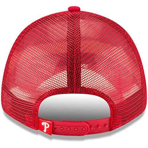 New Era Philadelphia Phillies Primary Logo Trucker 9Forty Adjustable Hat
