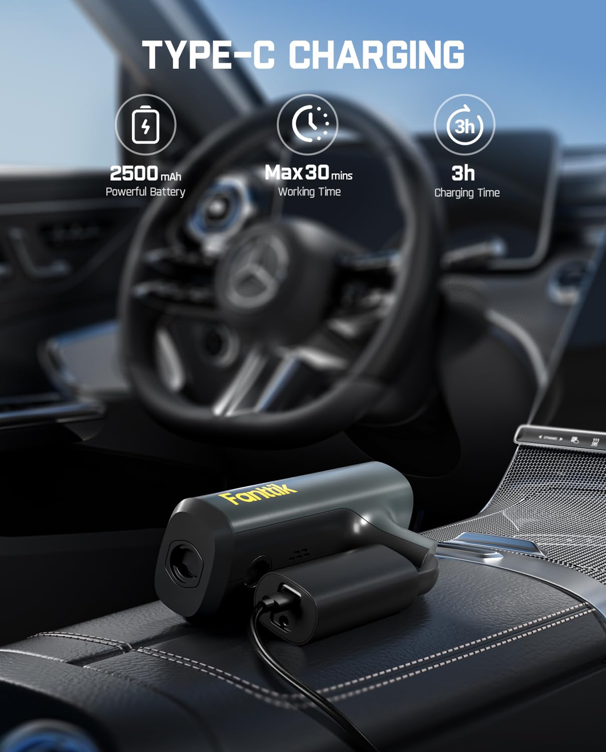 Fanttik X9 Ace Mini Bike Tire Pump & Fanttik NB8 Flip Portable Cordless Electric Sprayer