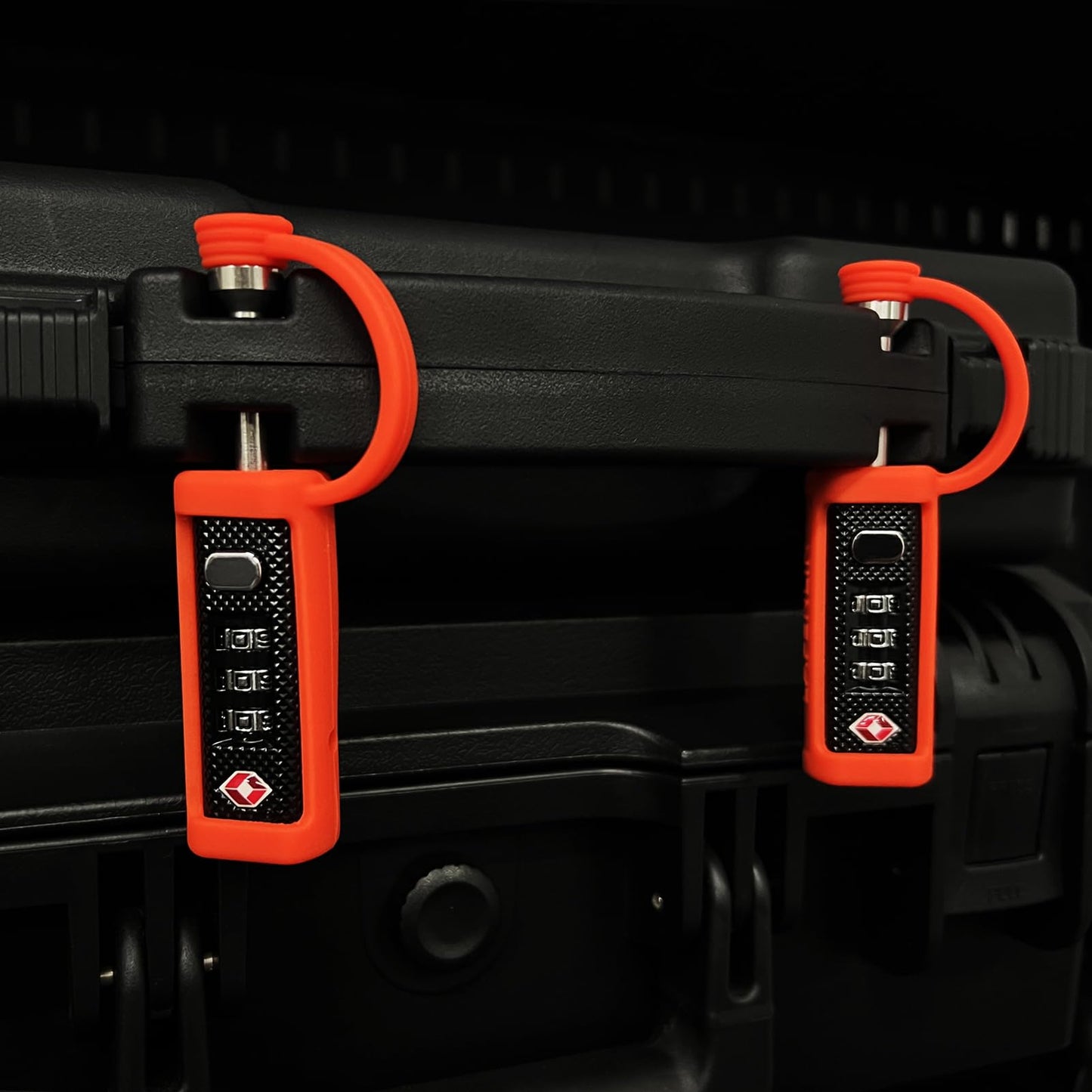 6 Pack TSA Approved Firearm Travel Case Locks Gun Case Hard Pistol Cases Lock