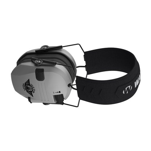 Walker's Razor Slim Electric Earmuffs with Sound-Dampening Composite Housing, Built-In High-Definition Speakers, Cushioned Ear Cups, and Independent Volume Controls (Talk To Me Goose Gray)