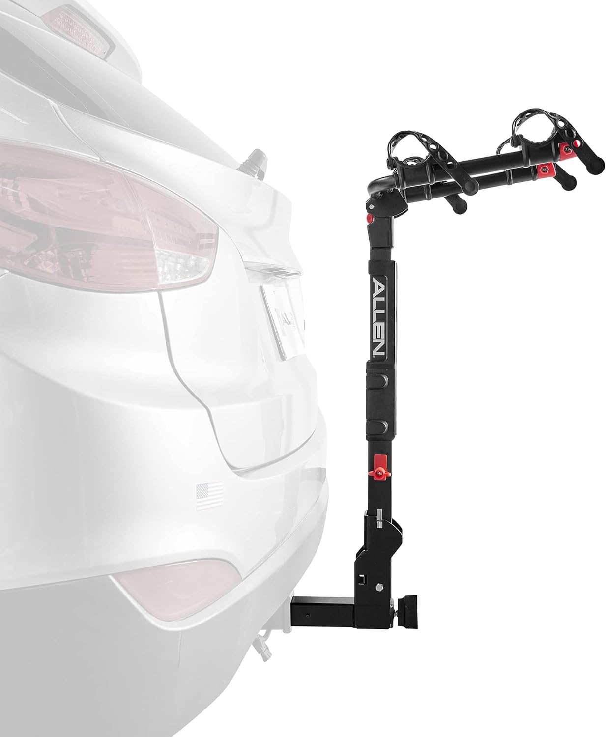 Allen Sports Deluxe 2-Bike Hitch Mount Rack , Silver/Black (522RR)