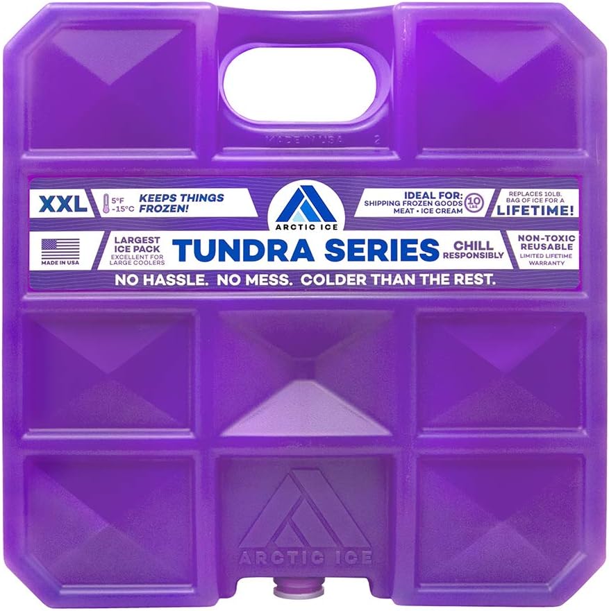 Arctic Ice Tundra Series Reusable Ice Pack - Long-Lasting 5°F Cooling for Coolers