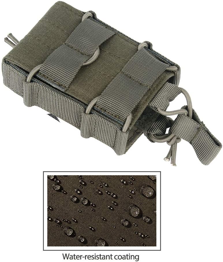 EXCELLENT ELITE SPANKER Tactical Molle Single/Double Open-Top Mag Pouch for M4 M14 M16 AR15 G36 Magazine