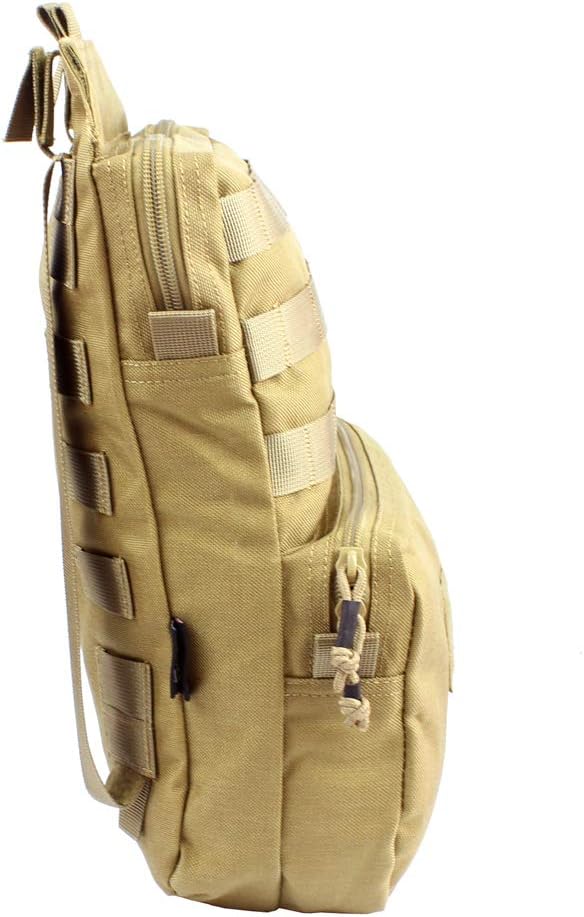 Tactical Molle Hydration Carrier (Bladder is not Included), Tactical Mobility 3-Liter Hydration Pack for Hiking, Biking, Climbing