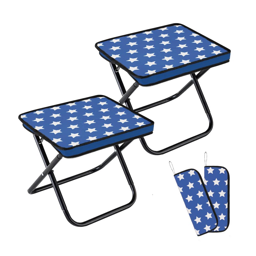 ACTANCEN Collapsible Chair Portable Folding Stool with Carry Bag, 1.35Lbs Small Foldable Adults Camp Seat for Travel/Camping/Hiking/Fishing/Picnic/Barbecue