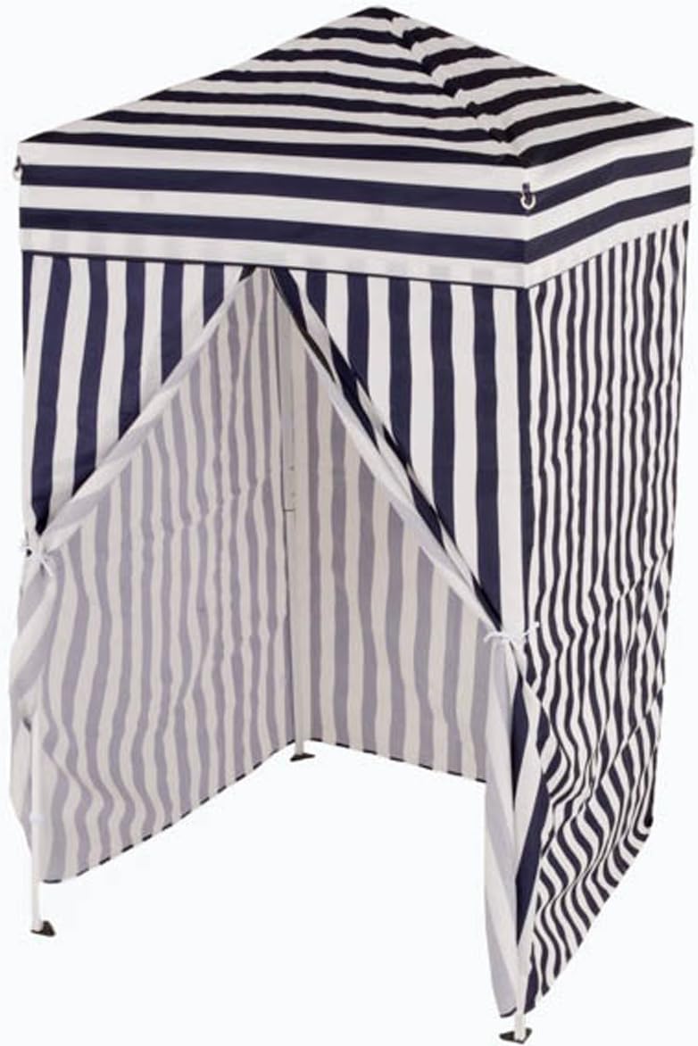 Impact Canopy 4' x 4' Portable Dressing Room, Pop Up Portable Changing Room, Navy Blue / White